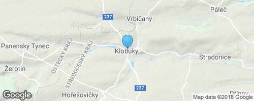 Klobuky - Kamenný pastýř</strong> mapa