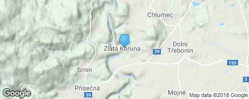 Zlatá Koruna</strong> mapa