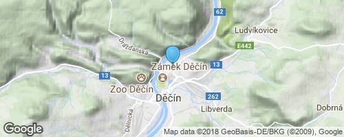 ZOO a město Děčín</strong> mapa