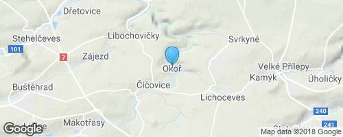Ukrytý poklad na hradě Okoř</strong> mapa
