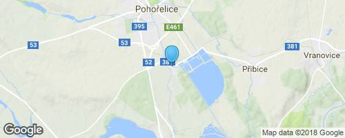 Lovecký zámecek Leopoldsruhe</strong> mapa