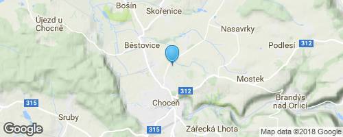 Procházka Chocní</strong> mapa