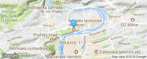 Národní technické muzeum v Praze</strong> mapa