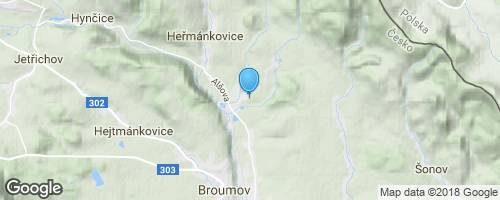 Dřevěný kostel v Broumově a dál do Janoviček... mapa