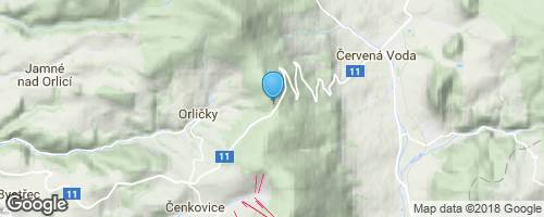 Zimní Bukovohorská hornatina</strong> mapa