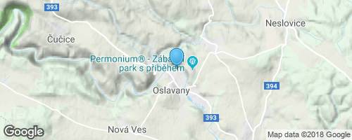 Oslavany - muzeum hornictví a energetiky</strong> mapa