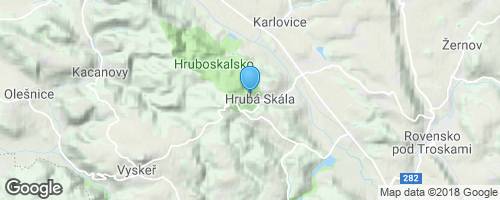 Křížem krážem Hruboskalskem</strong> mapa