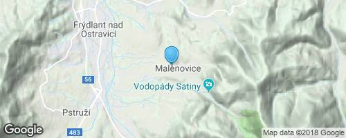 Malenovice</strong> mapa