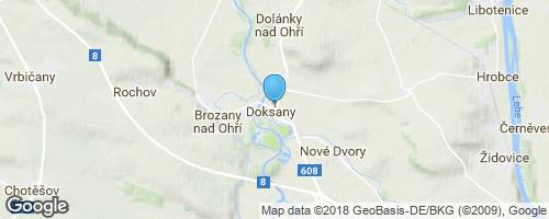 Státní zámek Doksany</strong> mapa