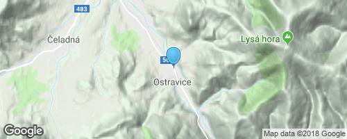 Ostravice</strong> mapa