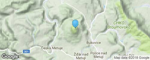 Tajemná a pohádková hora Ostaš.</strong> mapa