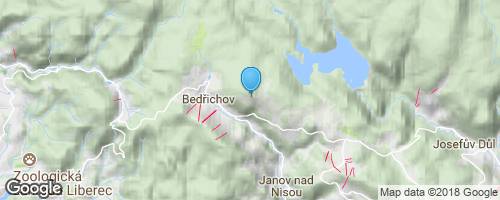 Rozhledny Jizerských hor</strong> mapa