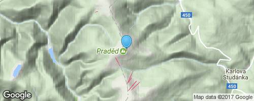 Na Praděd</strong> mapa