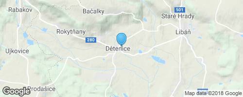 Dětenice - dobová krčma</strong> mapa