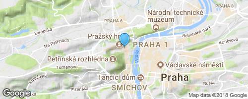 Turistická známka č. 1798 - Svatomikulášská městská zvonice, Praha mapa