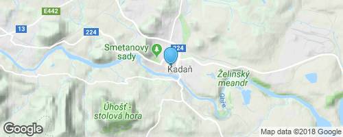 Městské hradby Kadaň</strong> mapa
