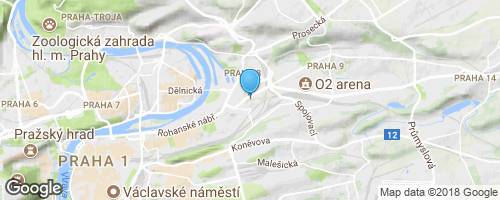 Libeňský plynojem</strong> mapa