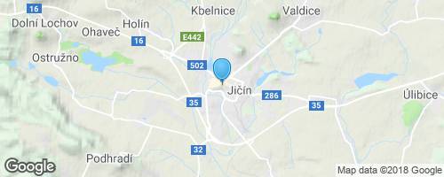 Pohádkové město Jičín.</strong> mapa