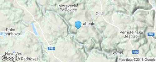 Trenckova rokle a Údolí Loučky a Bobrůvky</strong> mapa