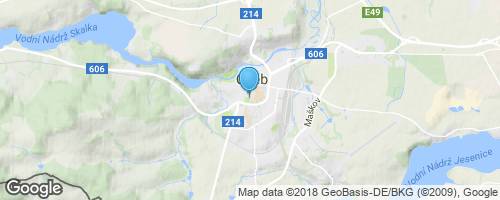 Chebský hrad</strong> mapa
