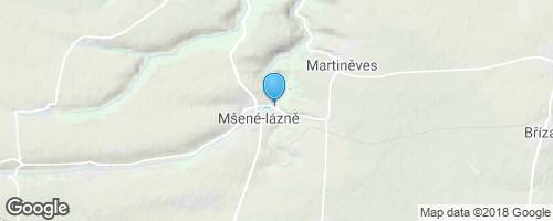 Mšené Lázně - Lázně Mšené</strong> mapa