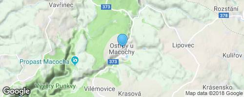 Moravský kras - Macocha</strong> mapa