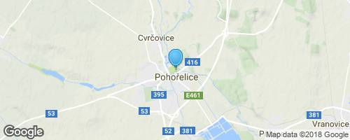 Pohořelice - městský park</strong> mapa