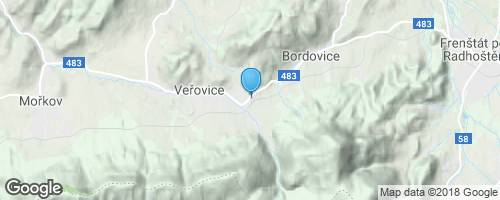 Veřovice</strong> mapa