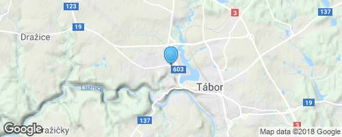 město Tábor</strong> mapa