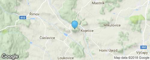 Sádek, hrad nad řekou Rokytnou.</strong> mapa