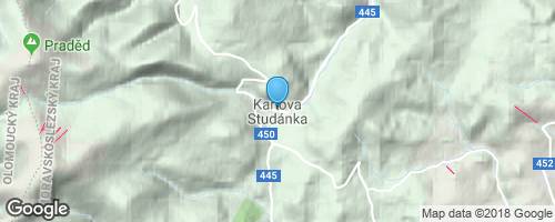Karlova Studánka - Praděd - Ovčárna - Karlova Studánka</strong> mapa