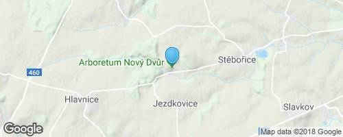 Arboretum Nový Dvůr u Opavy</strong> mapa