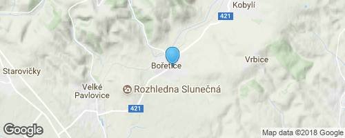 Běh za bořetickým burčákem</strong> mapa