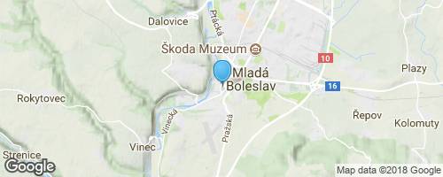 Hrad Mladá Boleslav</strong> mapa