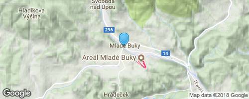Skipark a bobová dráha Mladé Buky</strong> mapa