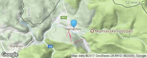 Relax v Harrachově</strong> mapa