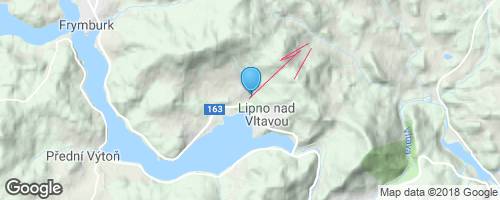 Ski areál Lipno</strong> mapa