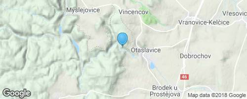 Zimní výšlap na hradisko Obrova noha u Otaslavic</strong> mapa