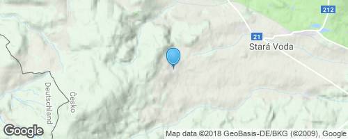 Romanticky upravená ruina kostela sv. Jana Křtitele v obci Vysoká nedaleko Lázní Kynžvart</strong> mapa