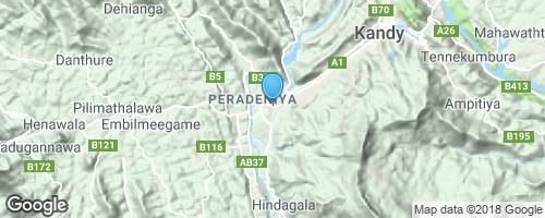 Paradeniya - Královská botanická zahrada</strong> mapa