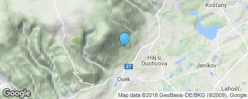 Nejrozsáhlejší hrad v Čechách - Rýzmburk</strong> mapa