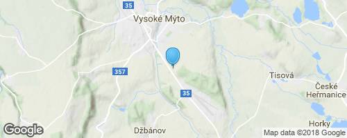 Vysoké Mýto - Autodrom</strong> mapa