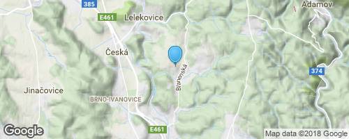 Z Jehnic do Ořešína, Útěchova a zpět</strong> mapa