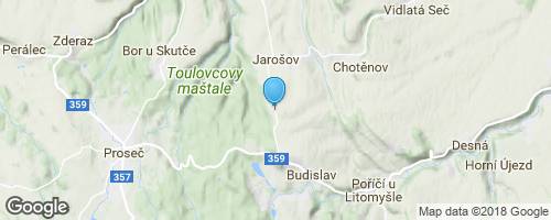 Toulovcova rozhledna</strong> mapa