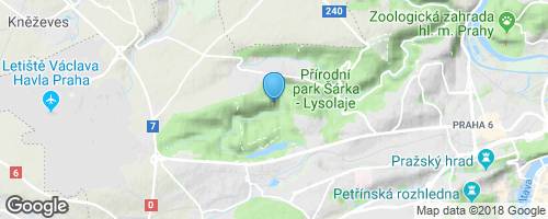 Praha - Divoká Šárka</strong> mapa