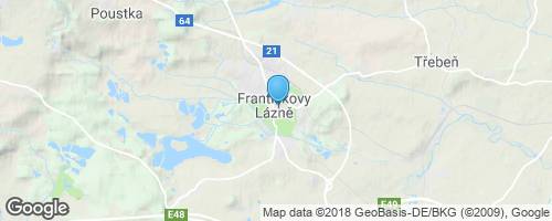 Františkovy Lázně</strong> mapa