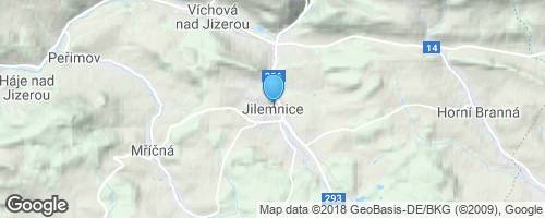 Jilemnice</strong> mapa
