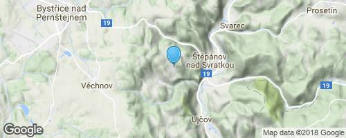 Bystřice nad Pernštejnem-místní část Kozlov</strong> mapa