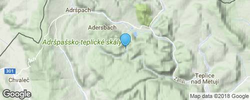 Adršpašsko-teplické skály</strong> mapa