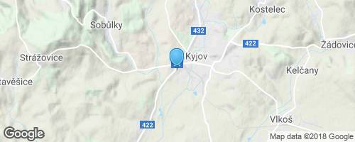 cyklostezka Kyjov - Mutěnice</strong> mapa